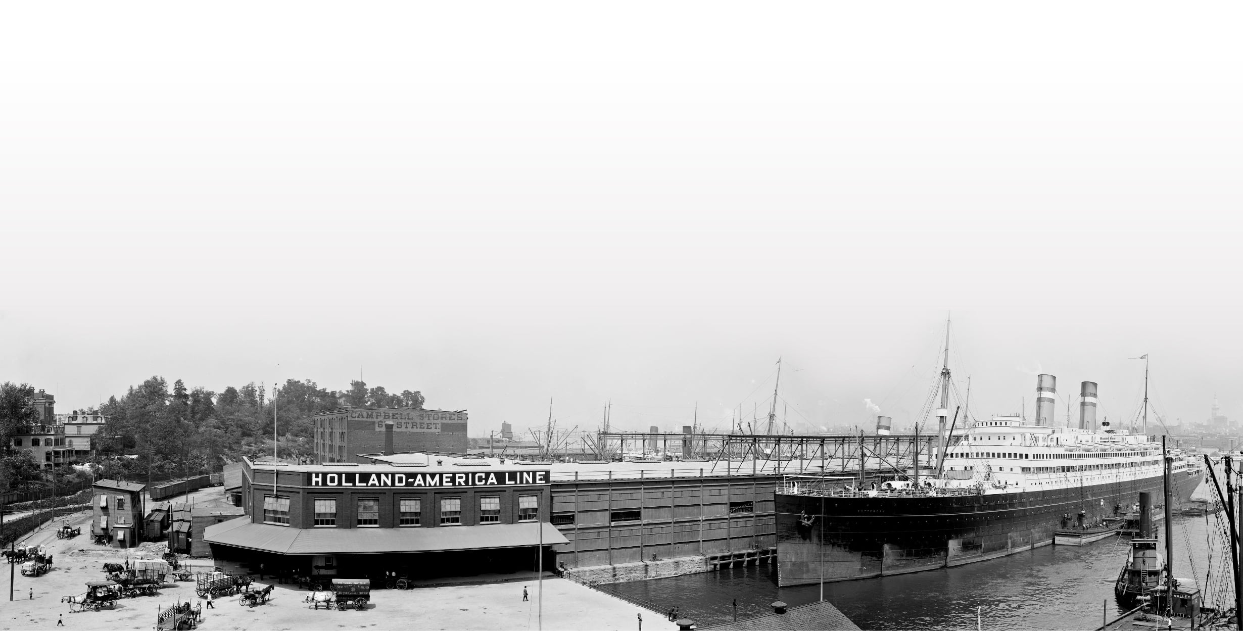 Rotterdam sailing in Hoboken, NJ in 1910