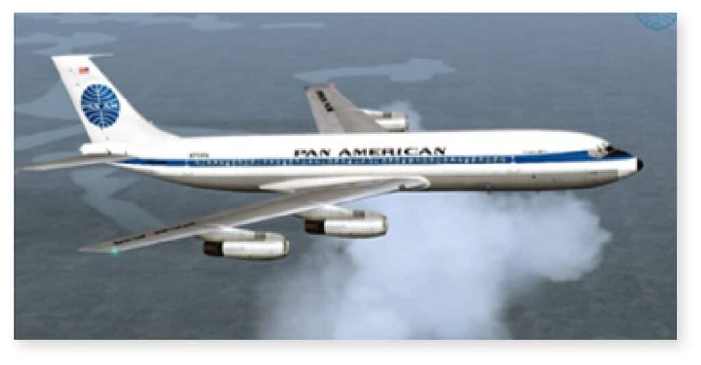 Pan Am jetliner