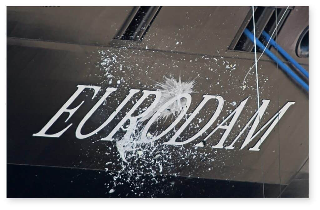 Eurodam christening