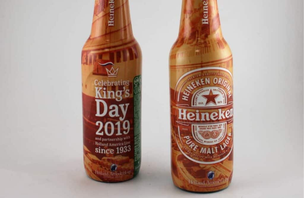 Heineken / Holland America Line King’s Day commemorative bottles