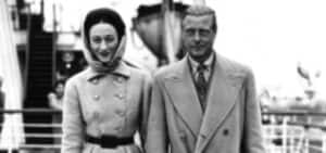 The Duke and Duchess of Windsor on board a Holland America Line ship, 1930s