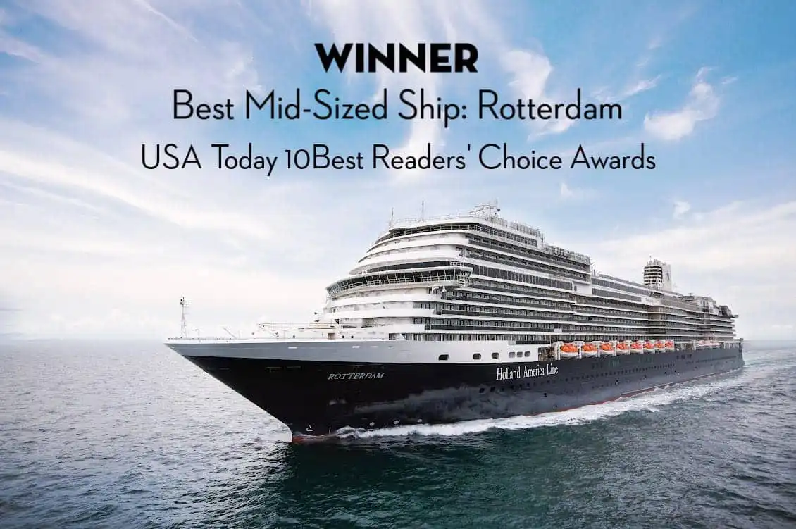 Post: Holland America Line Number-One in USA Today’s 10Best Readers’ Choice Awards