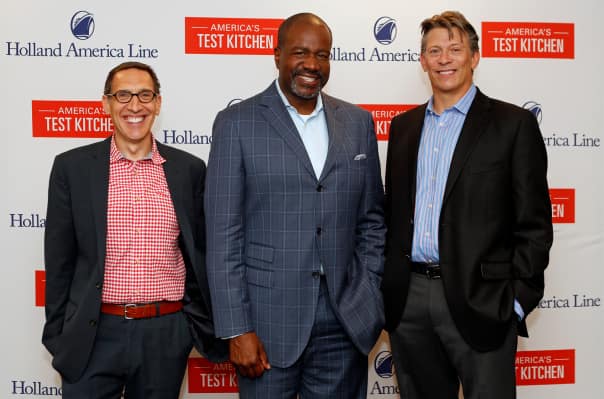 From left: America's Test Kitchen Chief Creative Officer Jack Bishop, HAL President Orlando Ashford and America's Test Kitchen CEO David Nussbaum.