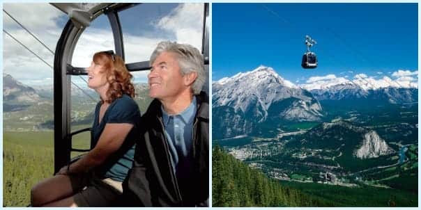 A ride on the Banff Gondola provides spectacular views. Photos courtesy Brewster Travel Canada.