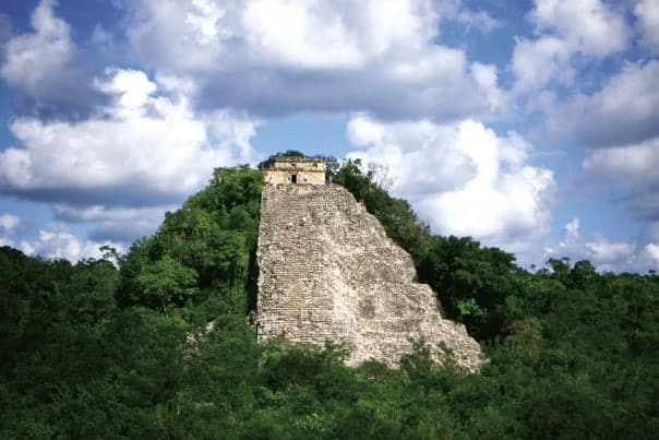Coba is one of the Yucatan Peninsula’s most picturesque and popular archeological ruins. 