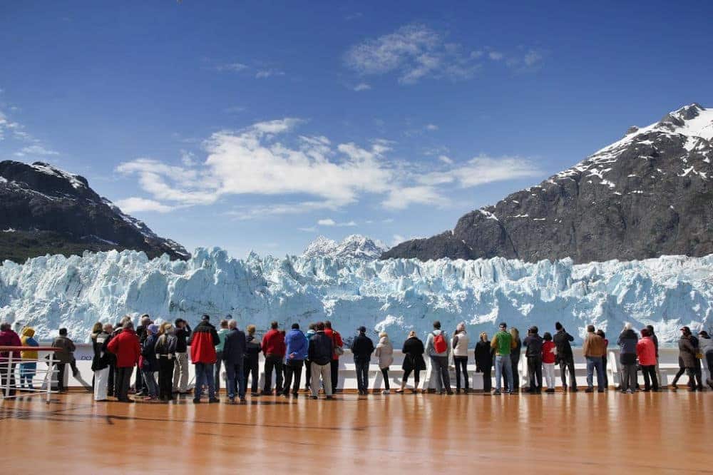 Alaska cruises offer incredible Glacier Bay viewing. 