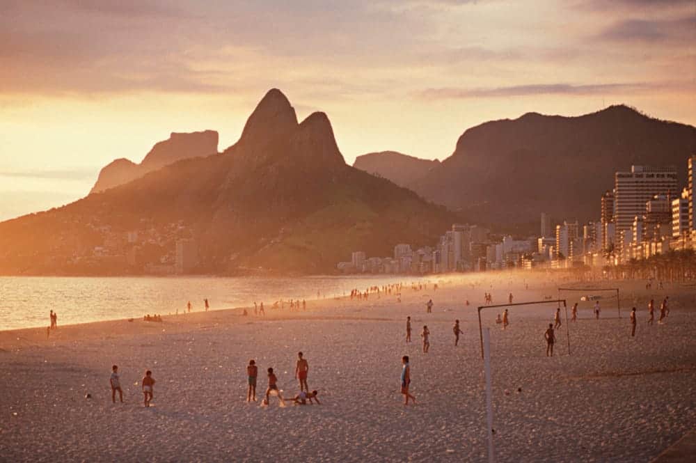 Beautiful Ipanema beach in Rio. 