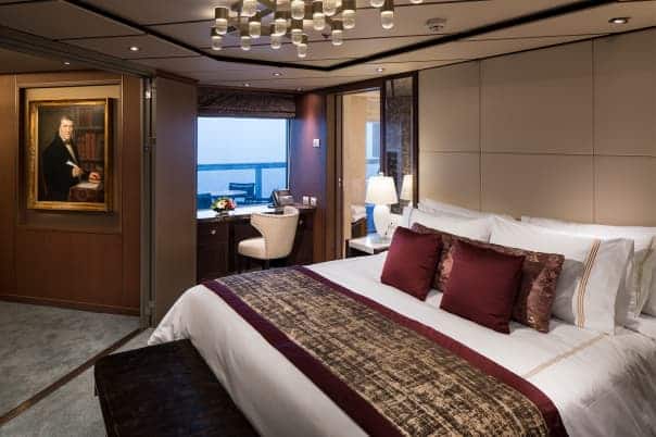 The Pinnacle Suite is 1,290-square-feet of pure luxury at sea. 