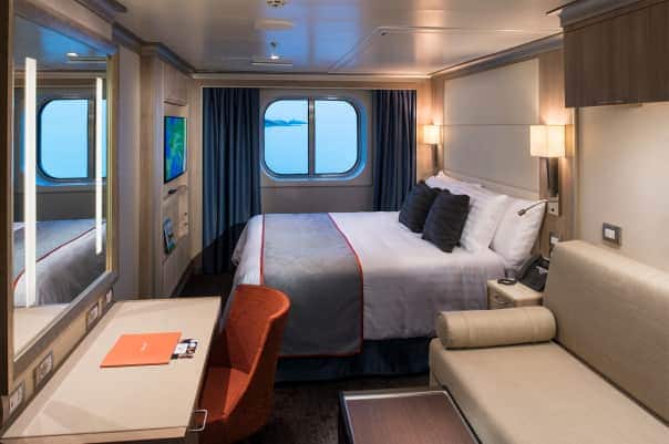 The new Family Staterooms that sleep up to five and have two bathrooms.