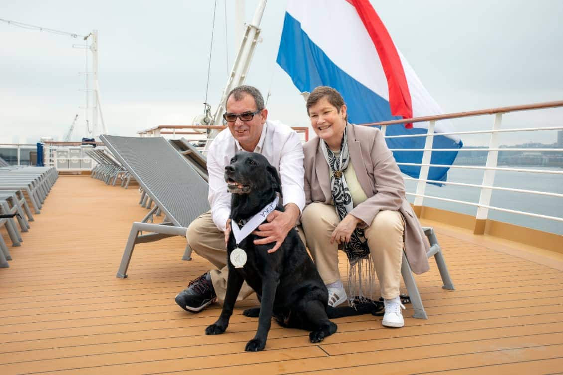 Post: Service Dog Sails into Elite Status with Holland America Line