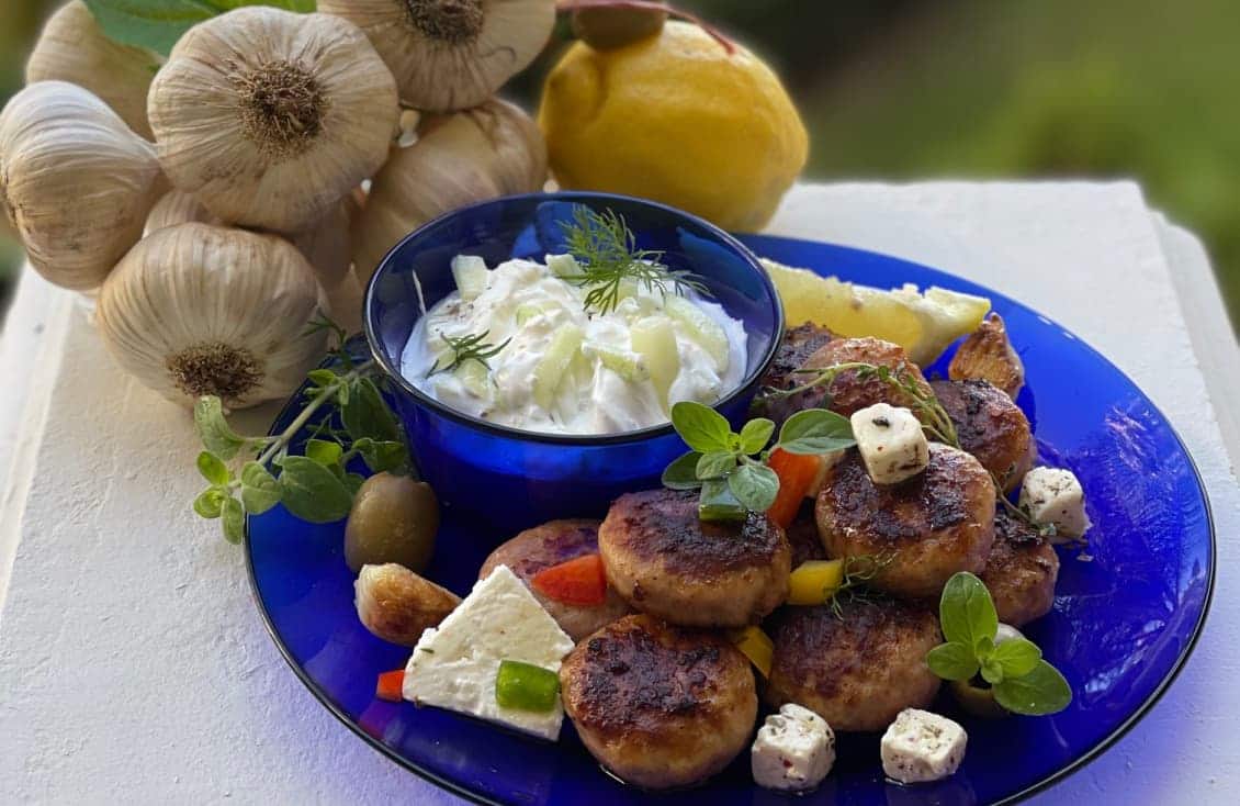 Post: Rudi’s Mediterranean Recipes: Greek Meatballs and Tzatziki