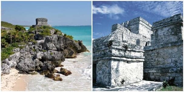 Tulum is the only Mayan city built right on the coast.