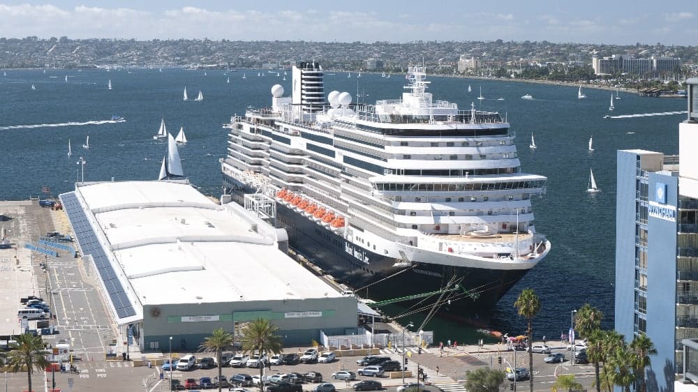 Koningsdam at the Port of San Diego. Photo: Michael Allerton