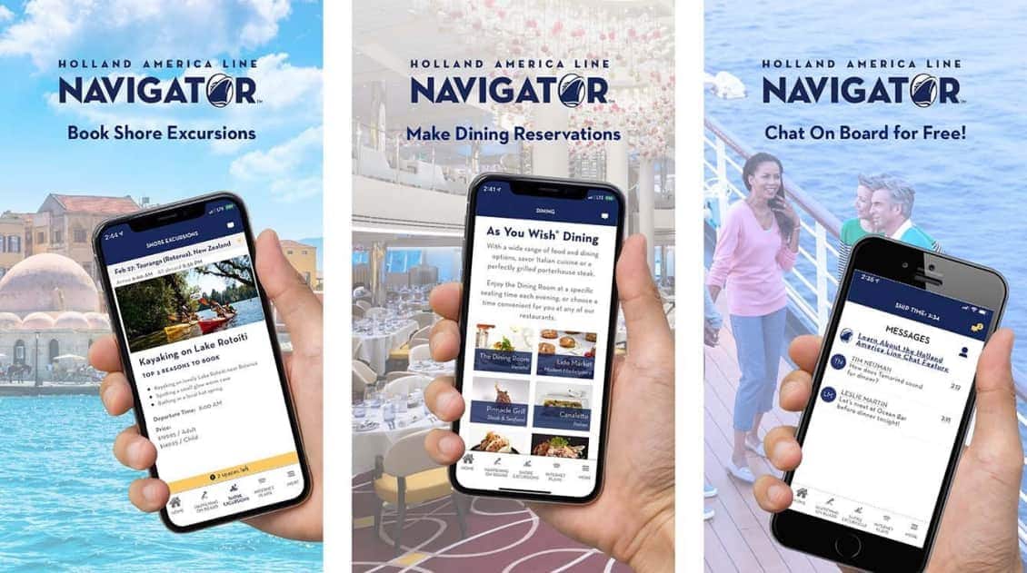Post: Holland America Line Launches Navigator Mobile Phone App Across Entire Fleet