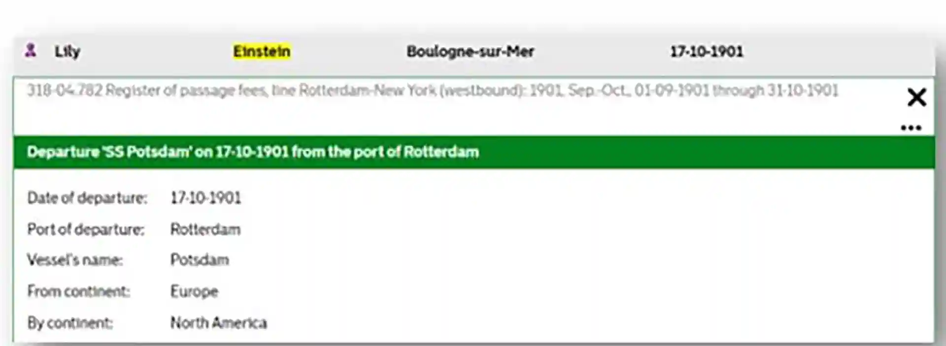 Historical Cruise Passenger List Step 4 Step by step instructions to review historical cruise passenger lists.