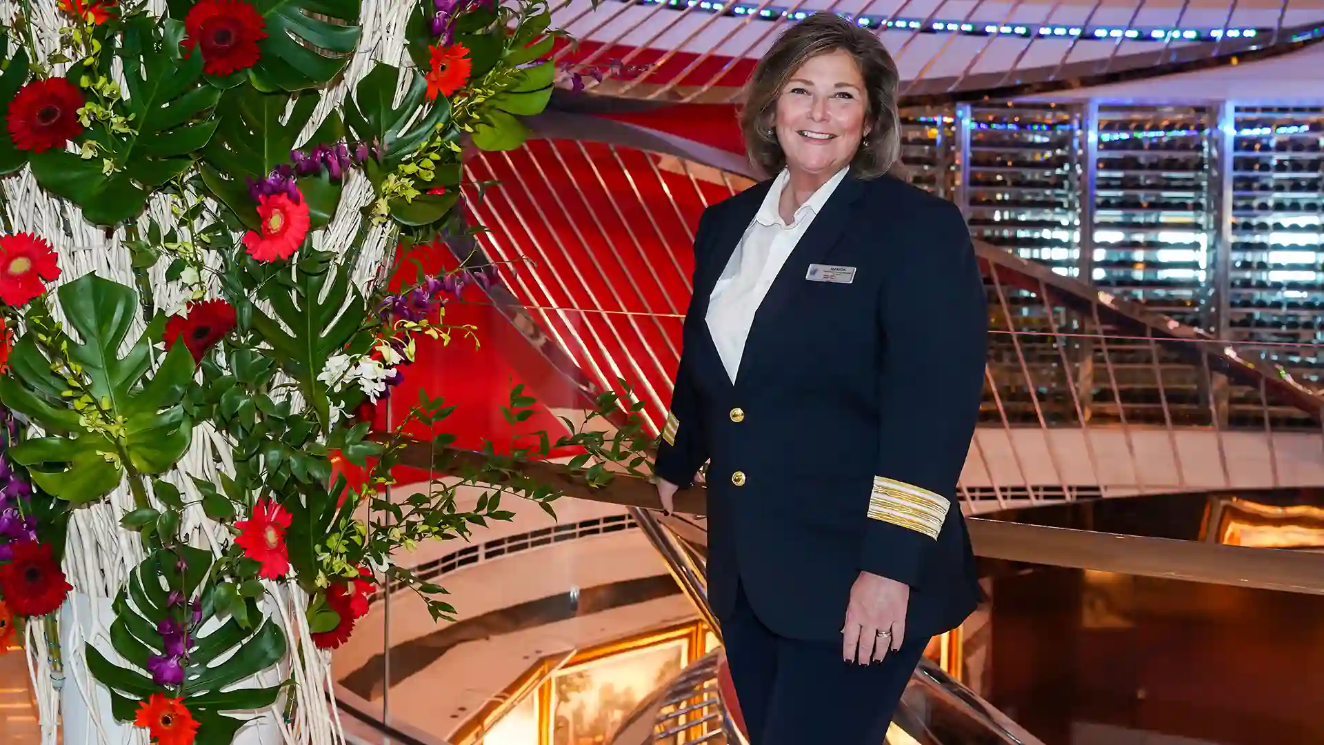 Marion, Assistant Hotel General Manager View of Holland America Line assistant hotel general manager on board.