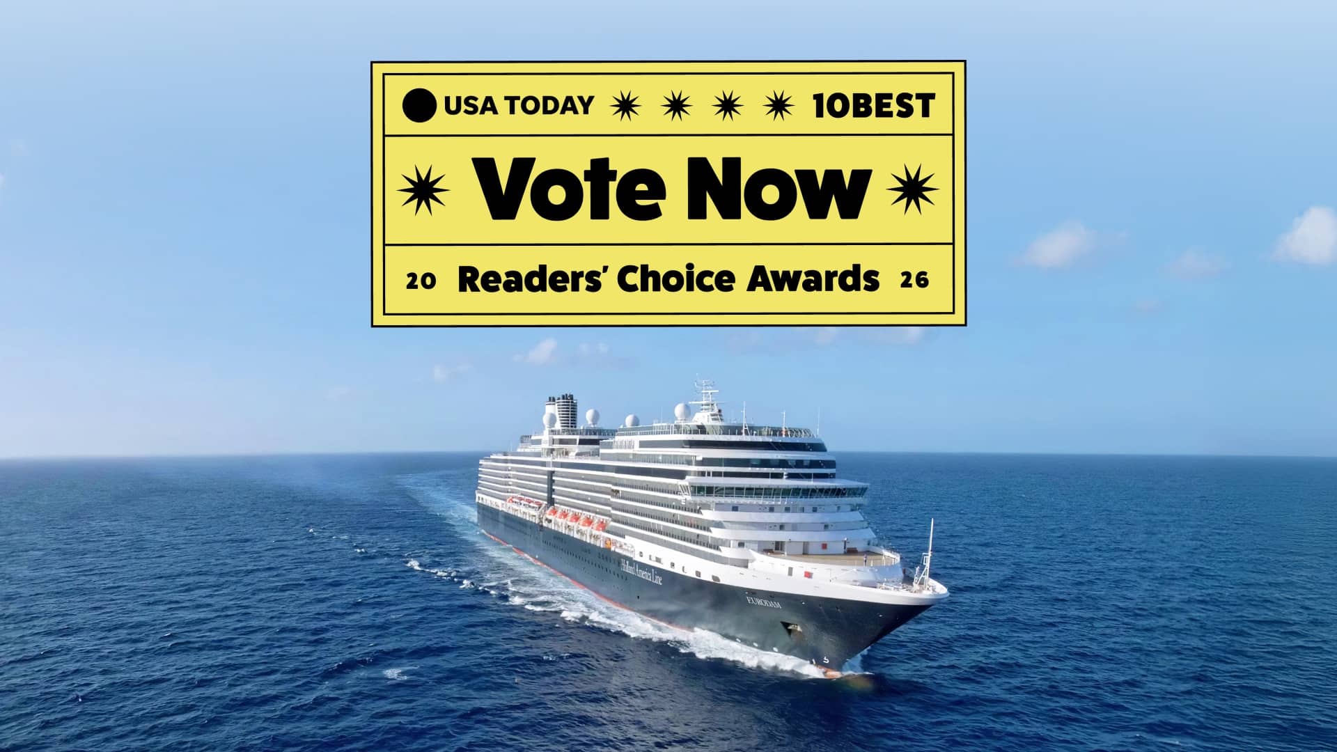 Post: Vote for Holland America in 2026 USA TODAY 10BEST Readers’ Choice Awards