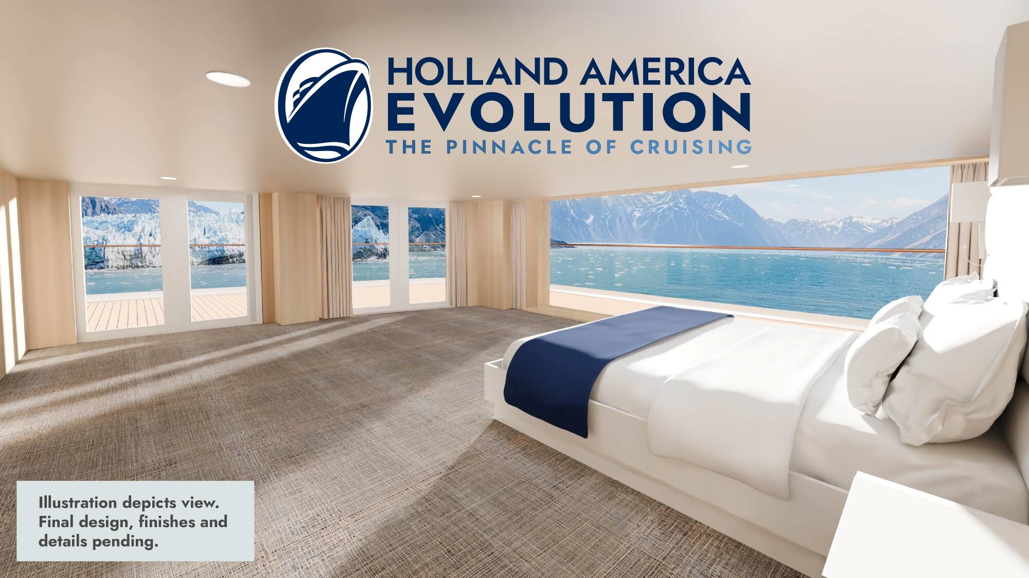 Post: Oosterdam Evolution Suite Spotlight: Pinnacle Suite, Bridgeview & Vista Suites