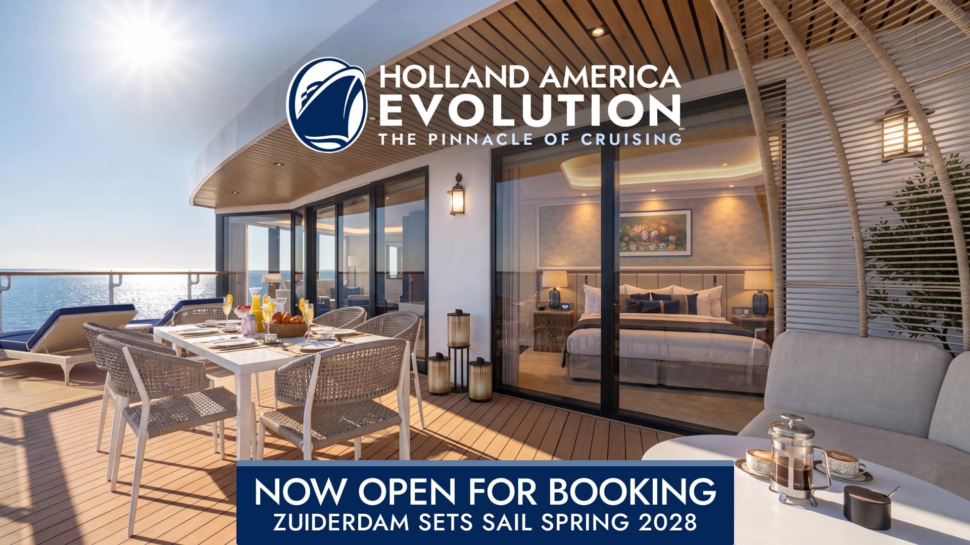 Post: Holland America Evolution Continues: Zuiderdam Now on Sale