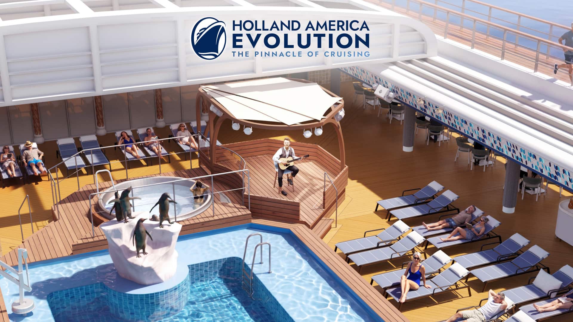 Post: Live Music by the Pool is Back on Oosterdam and Zuiderdam