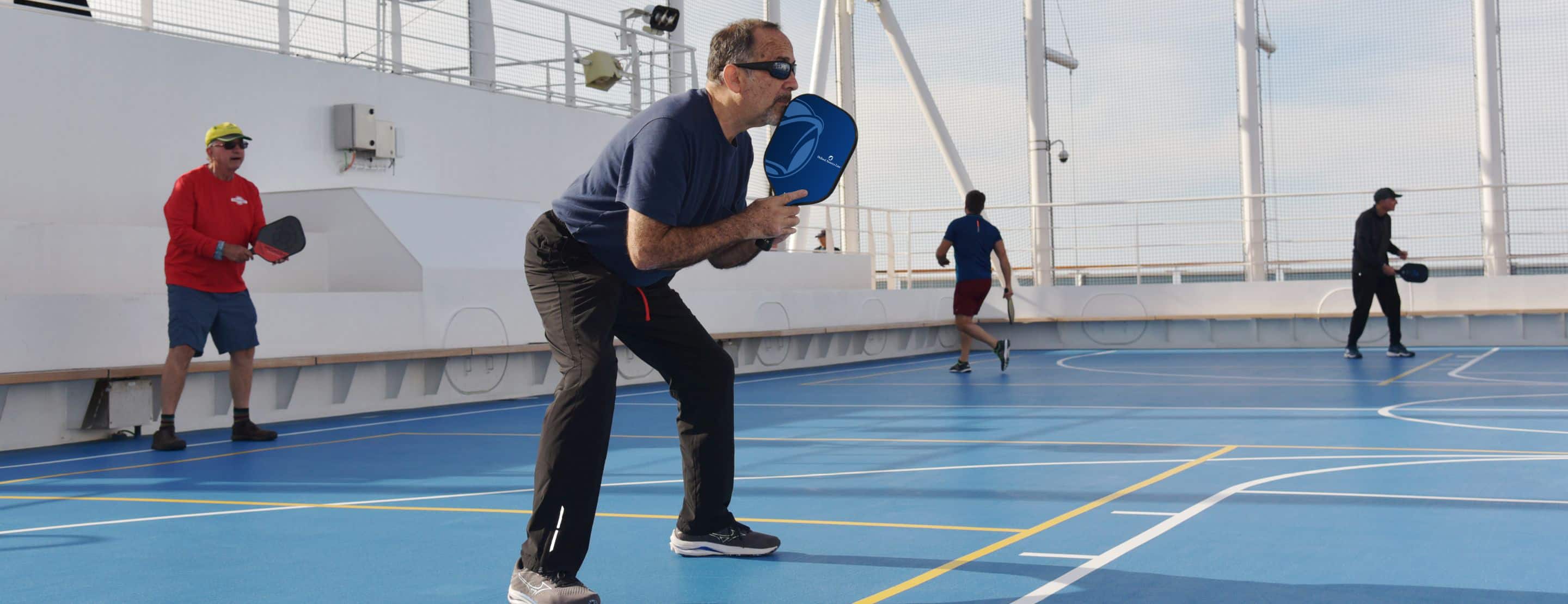Pickleball at Sea Pickleball on Cruises Holland America Line