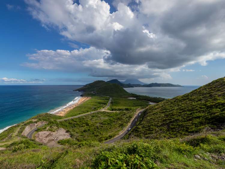 Breathtaking views from Timothy Hill in St. Kitts