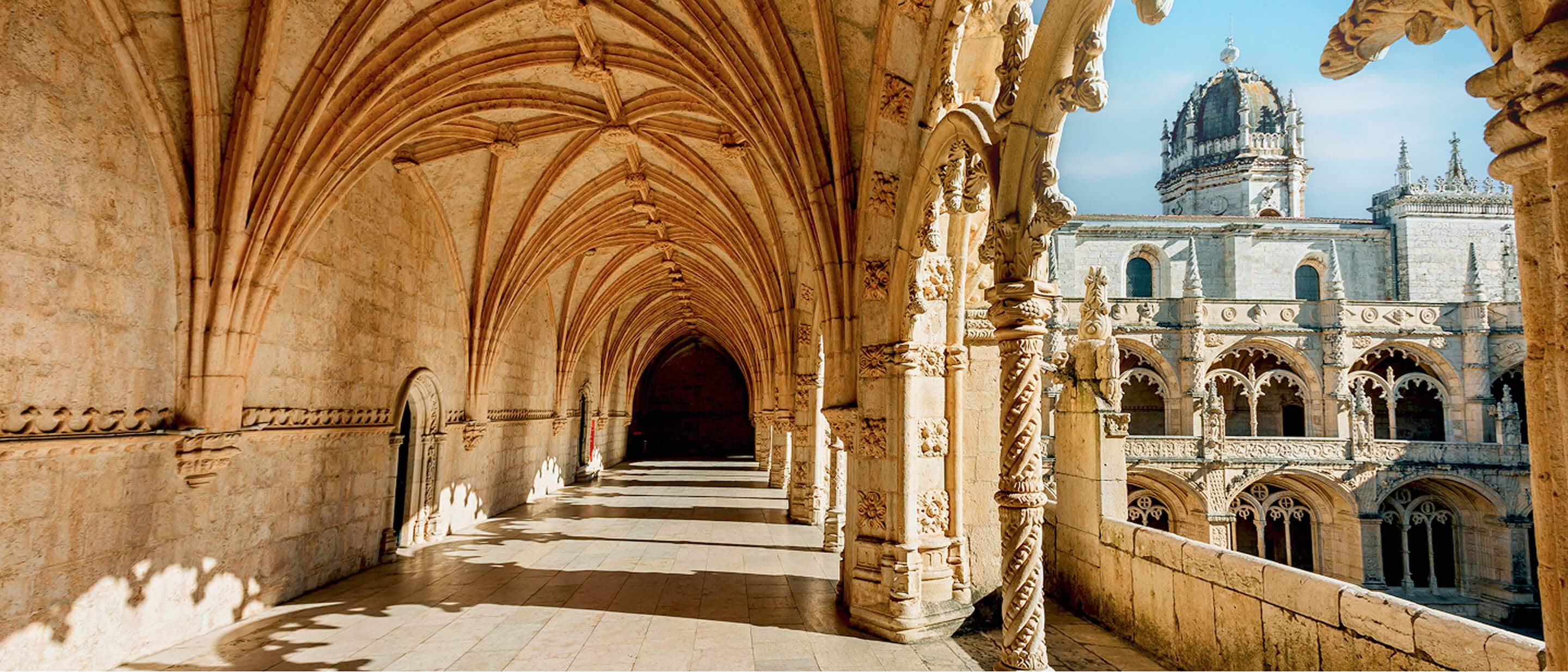 Jerónimos Monastery a UNESCO World Heritage site in Lisbon, Portugal.