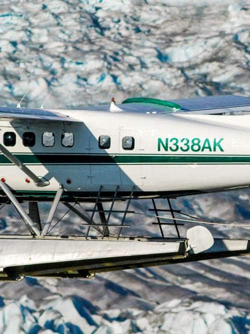 Seaplane on an Alaska cruise shore excursion
