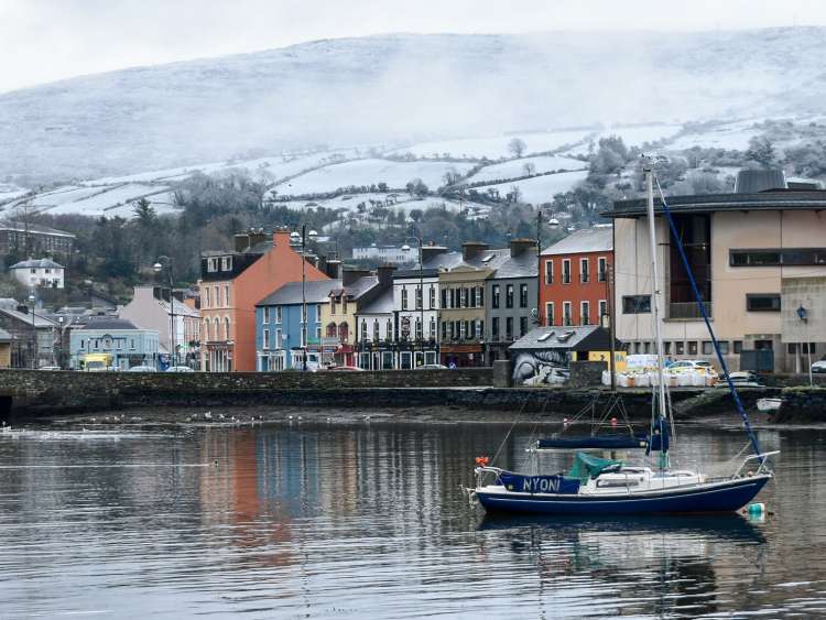 A view of Port Bantry Ireland from the water