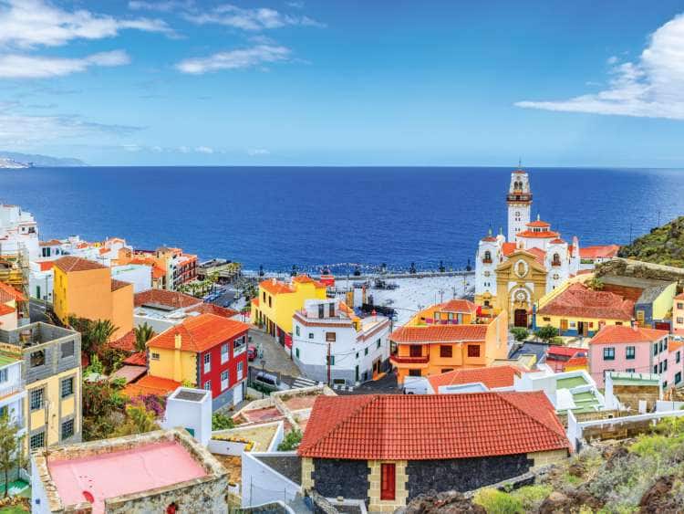 A view of the Port Santa Cruz de la Palma Canarias Spanish Coast