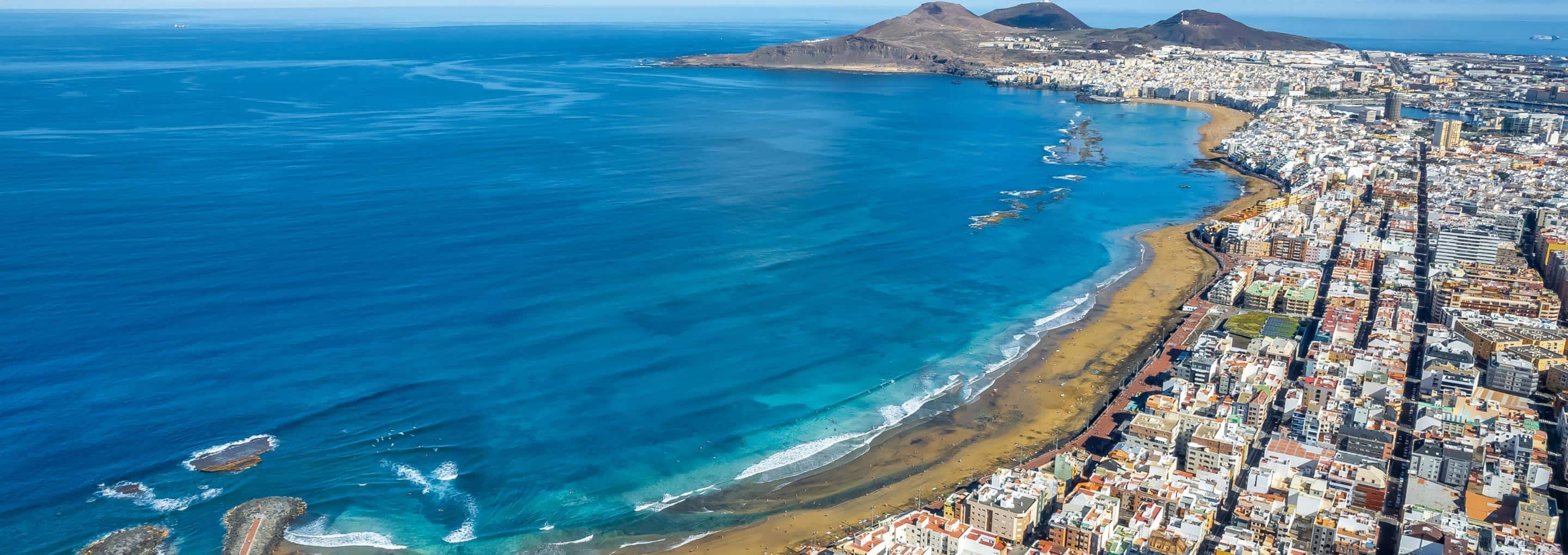 Coastline of Las Palmas in the Canary Islands. opens a dialog