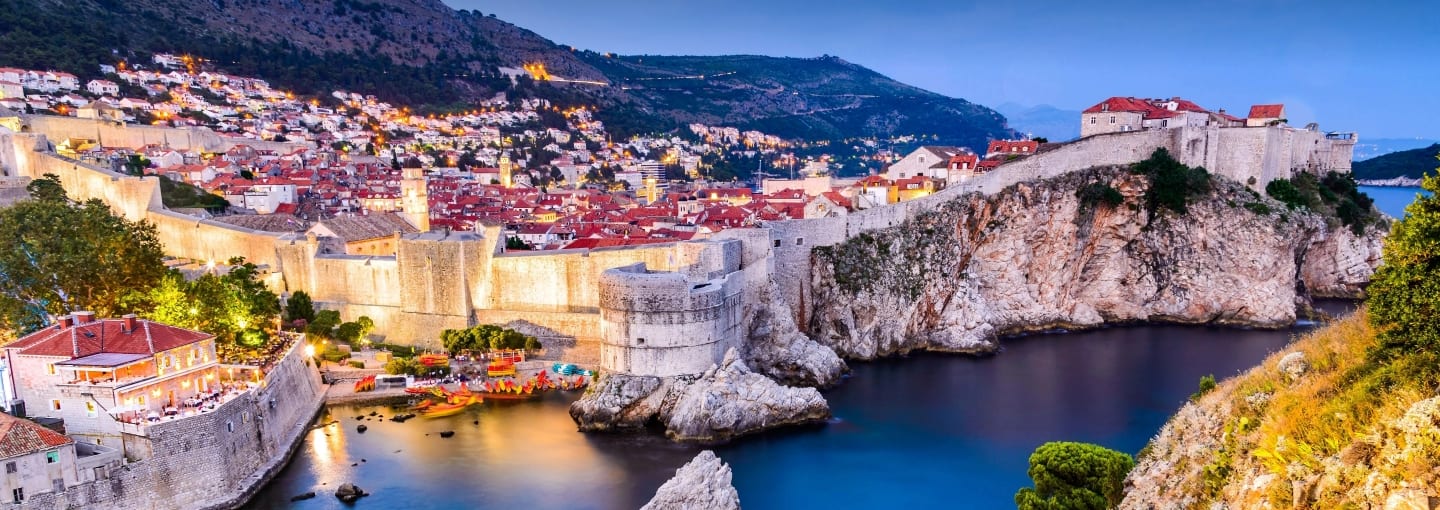 Seaside view of Dubrovnik, Croatia. opens a dialog
