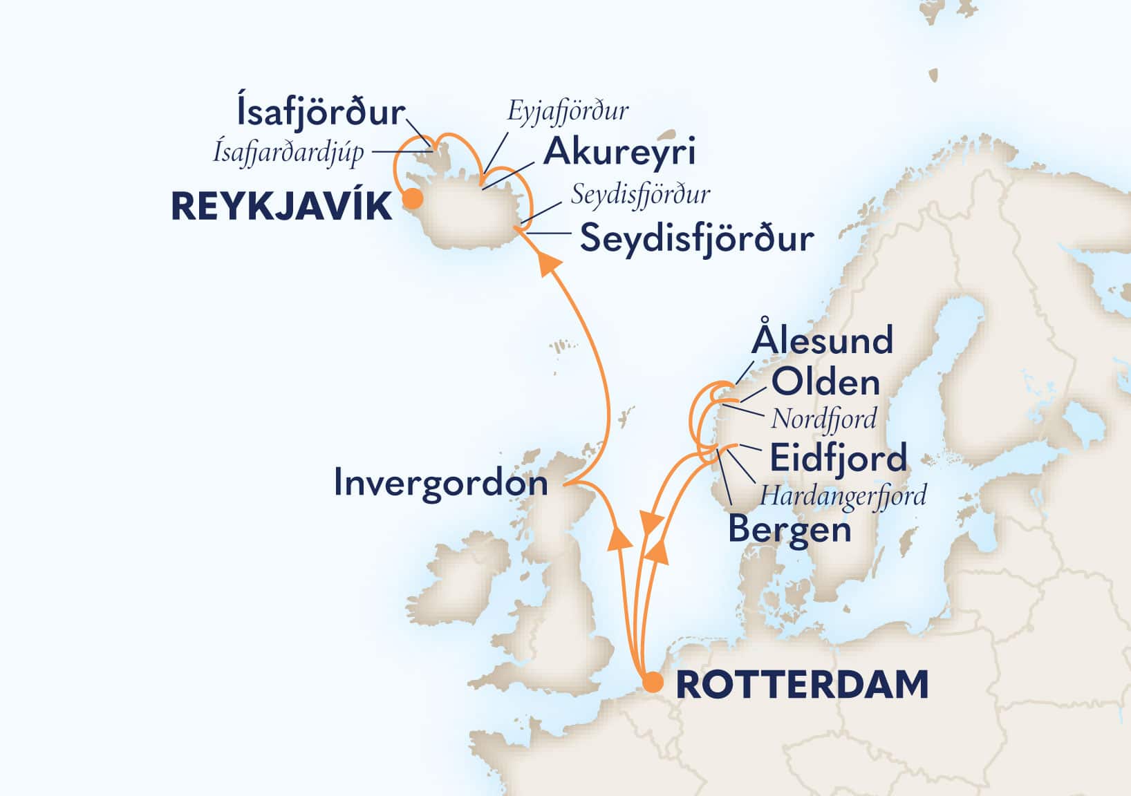 14-Day Fjords Of Norway & Iceland