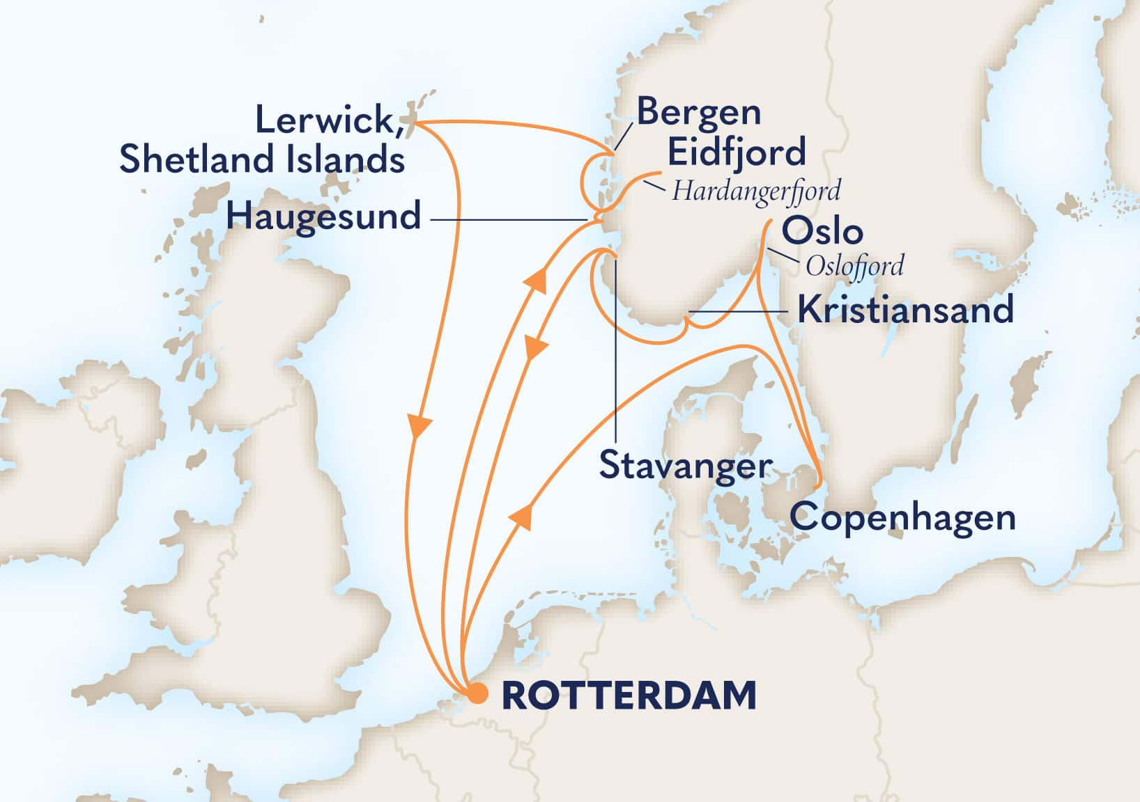 14-Day Norwegian Fjords With Scotland & Copenhagen