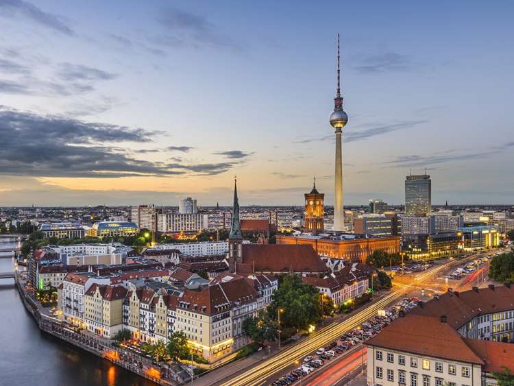 Aerial view of Berlin, Germany