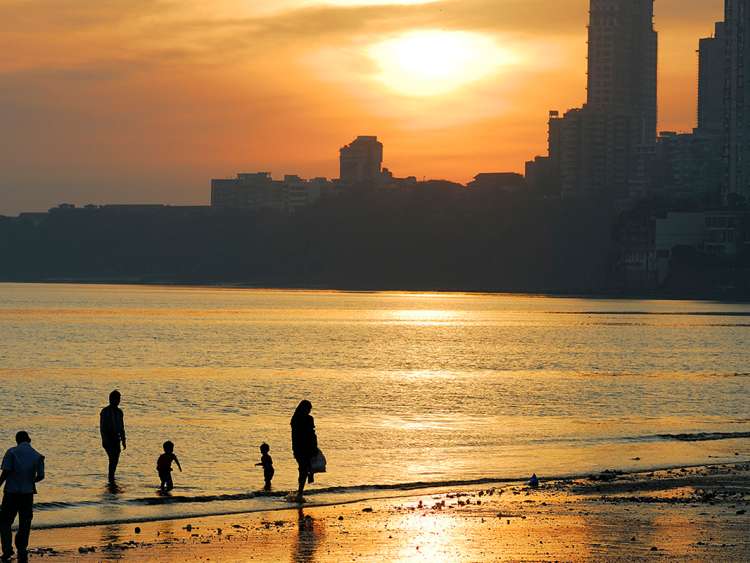 India, Maharashtra state, Mumbai Bombay, Chowpatty beach