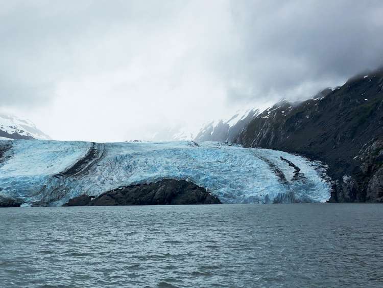 View of Portage Glacier in Alaska