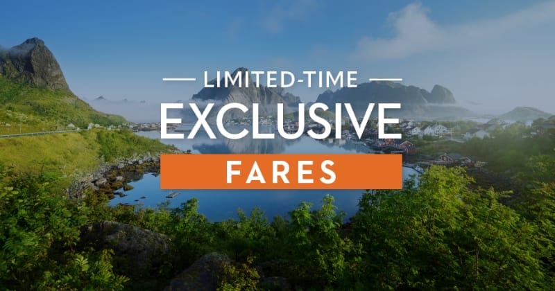 Limited Time Exclusive Fares