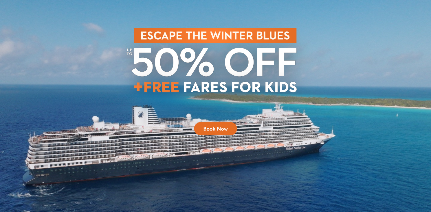 Escape the Winter Blues Up to 50% Off View cruises