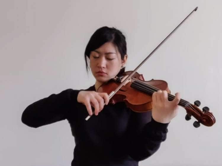Lincoln Center Stage musician Sheng-Ching Hsu performs a violin sonata