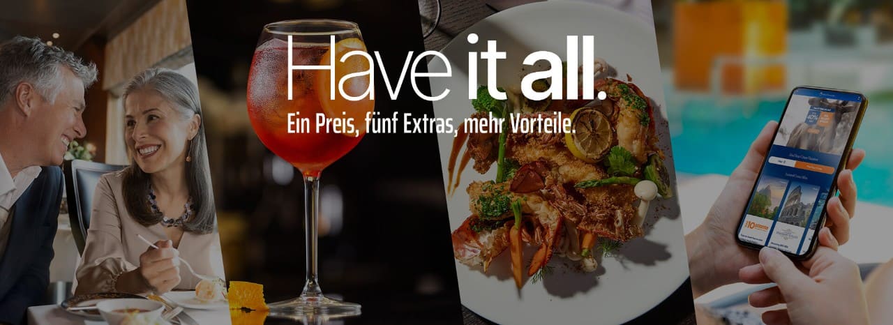 Have it all Ein Preis, funf Extras, mehr Vorteile