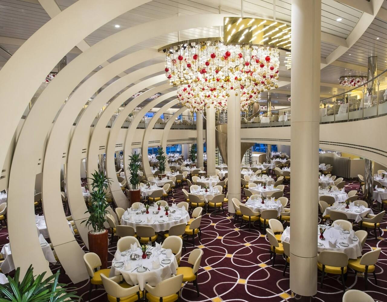 The Dining Room on board Holland America ship