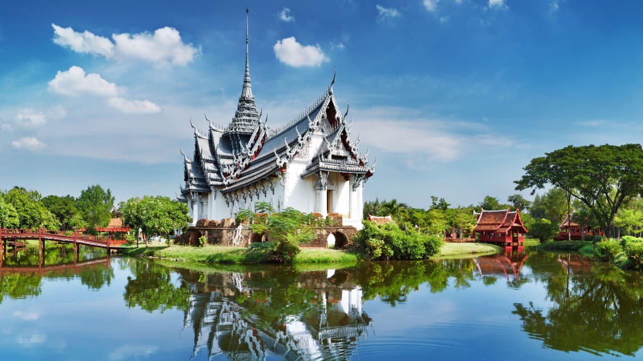 Temple and shrine in Thailand.