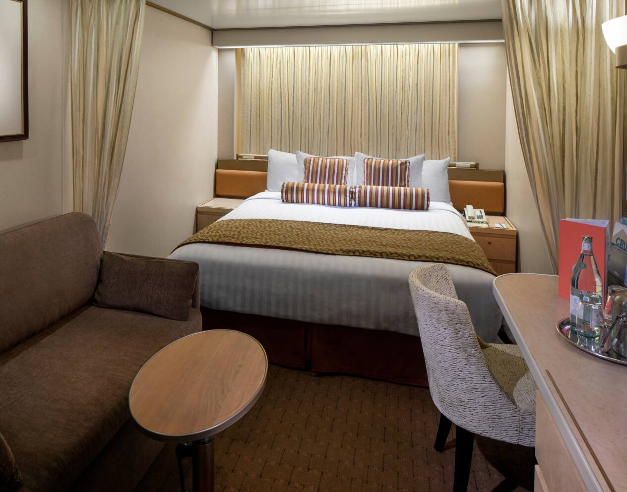 View of inside stateroom.