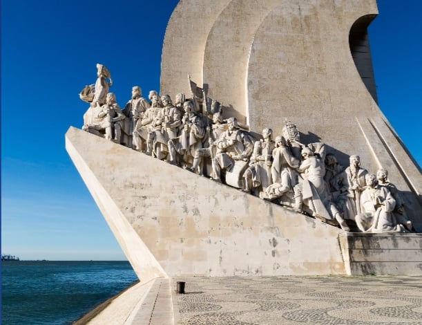 Monument of the Discoveries in Lisbon, Portugal.