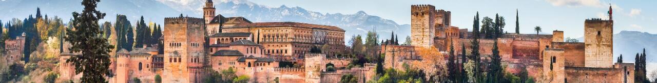 The Alhambra in Granada, Spain.