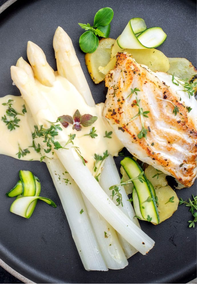 Cod fish dish