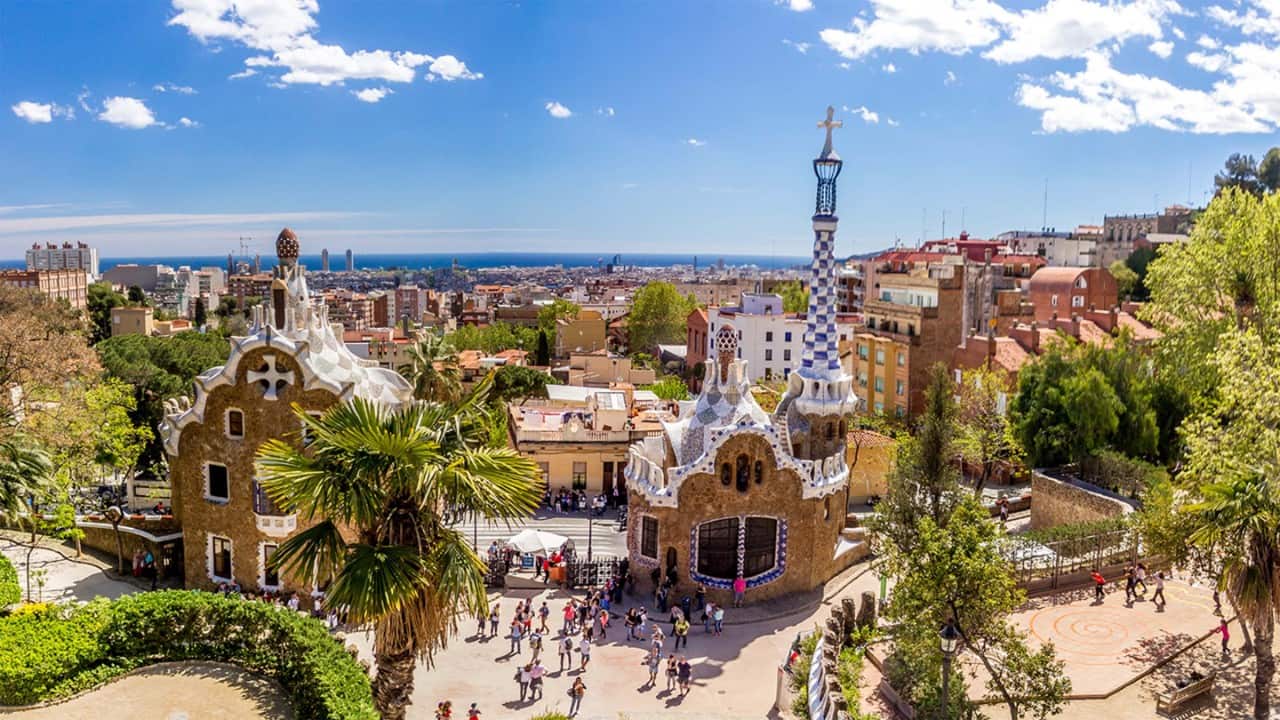 Gaudi Park Barcelona Spain