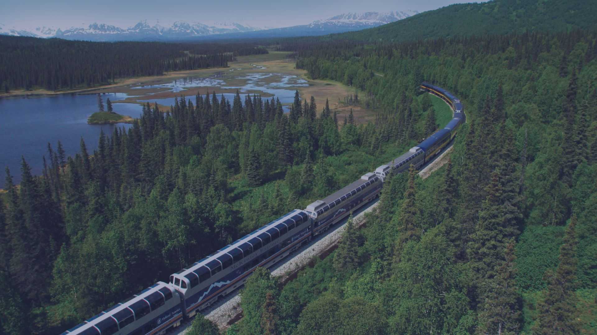 McKinley Explorer train on Alaska cruisetour